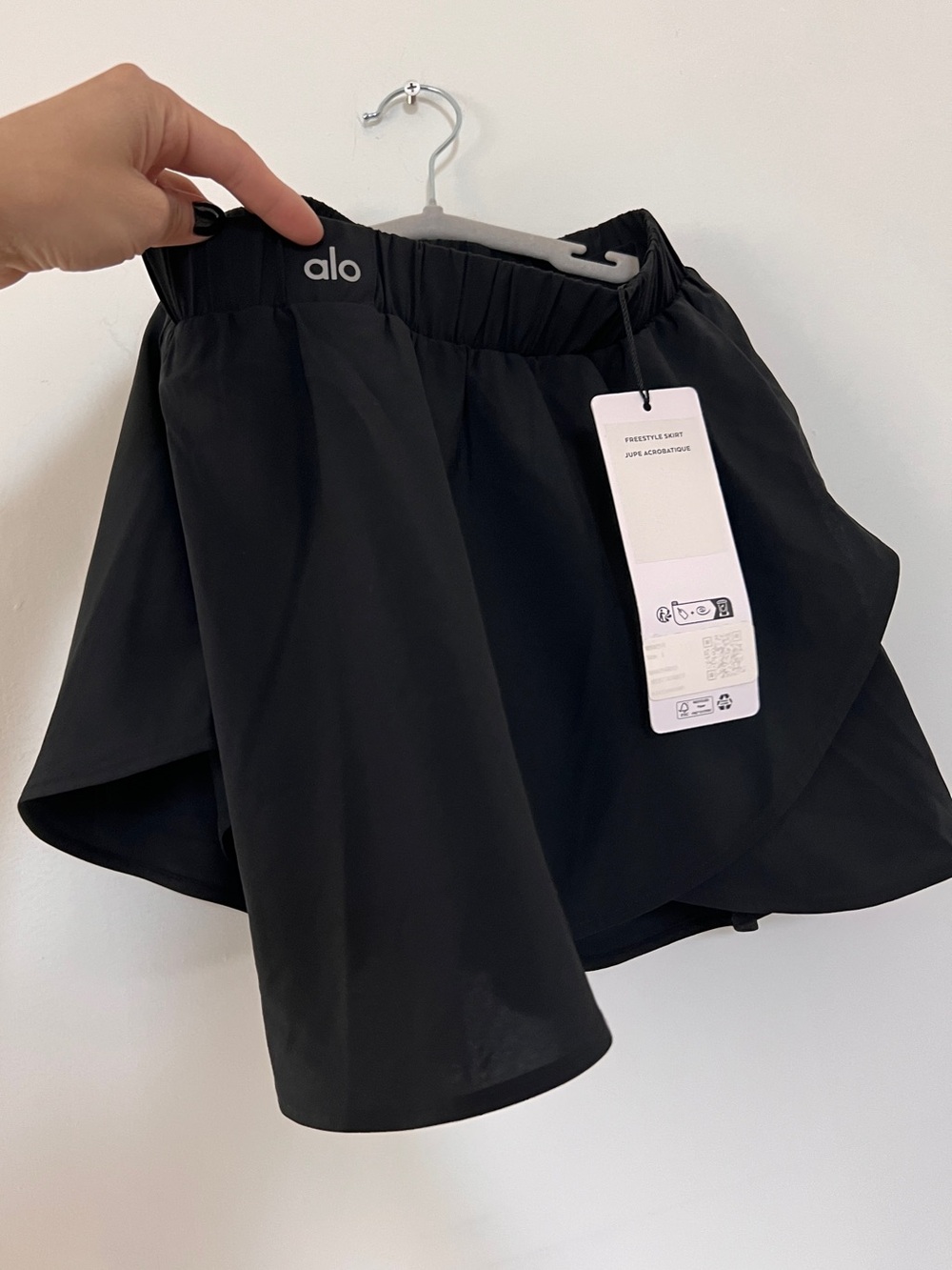 NWT❤️ALO Yoga Black Athletic Skort - Flowy Performance Women's Skirt S